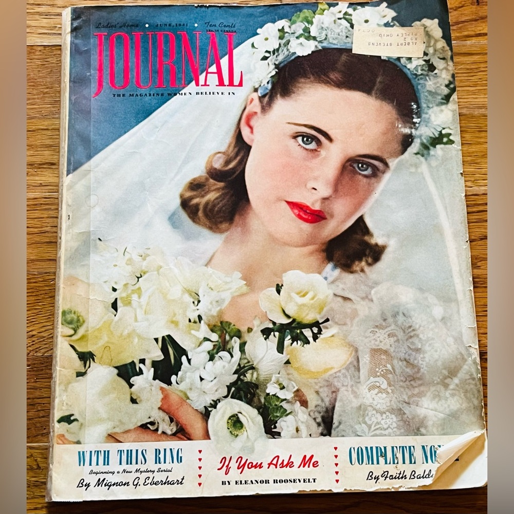 Ladies' Home Journal June 1941 American Original, Vintage Women Magazine